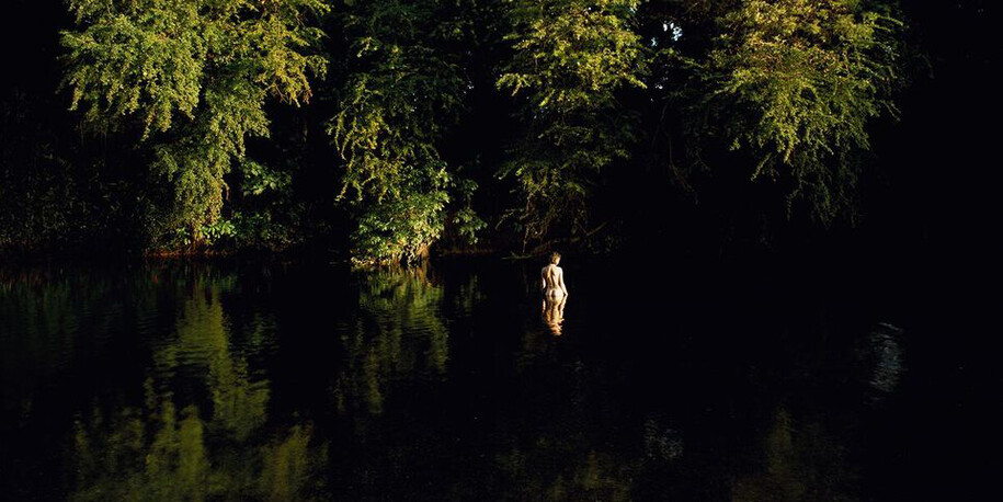 Tom Hunter, Hackney Marshes from English Marble series, 2017, (c) Tom Hunter, Courtesy of Flowers Gallery
 