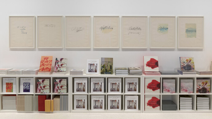 Cy Twombly Shop. Courtesy of Gagosian Gallery