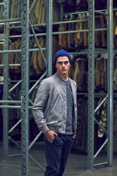 Ph. Rocco Bizzarri, Styling Alberto Caselli Manzini, Make-Up and Hair Chiara Bussei, Model Matteo Sessa at Independent Model Management, Ph. Assistant Giovanni Fato