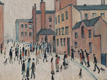 Laurence Stephen Lowry, Lancashire Street, 1951