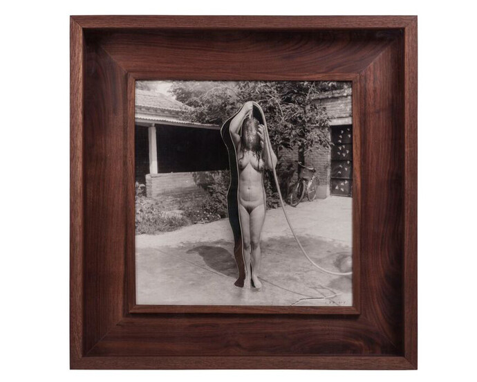 Cai Dongdong Showers, 2016 Gelatin silver print in artist's frame20 11/16 x 20 11/16 inches (52.5 × 52.5 cm)© Cai Dongdong, courtesy Klein Sun Gallery