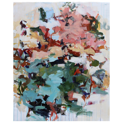 Karen Silve, The Dance, acrylic on linen, 46x58 inches, 2023. Courtesy the artist and Calloway Fine Art & Consulting