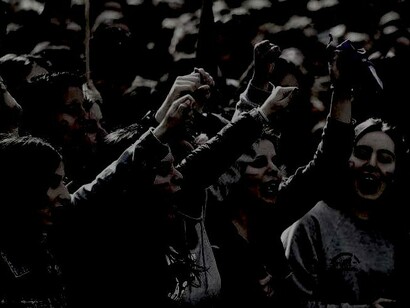 Manifestantes el pasado 8M