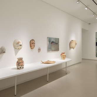 Miquel Barceló, Flores, peces, toros, exhibition view. Courtesy of Galería Elvira González