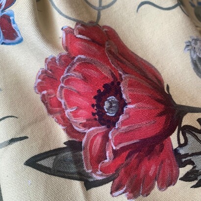 Dettaglio pantaloncino, "Flora" su disegno di Kris Knight. Foto di Raffaella Cesareo