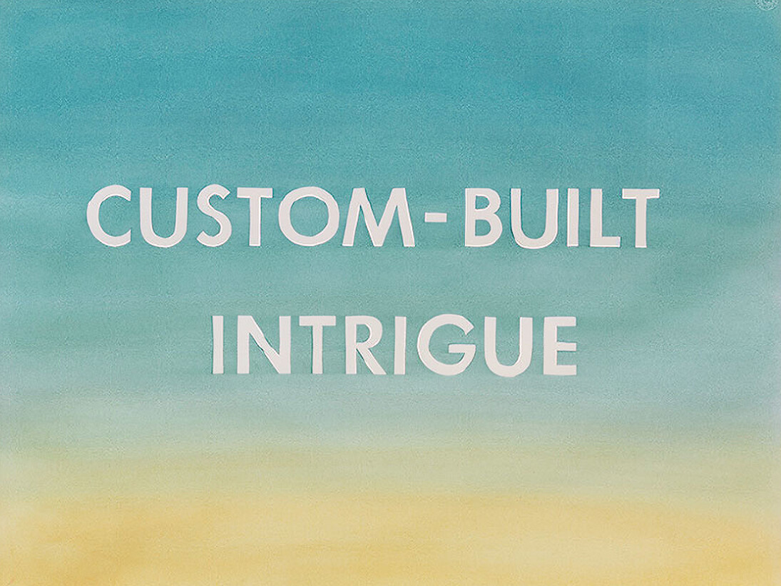 Ed Ruscha, Custom-Built Intrigue, 1981, Pastel on Paper, 23 × 29 inches (58.4 × 73.7 cm) © Ed Ruscha