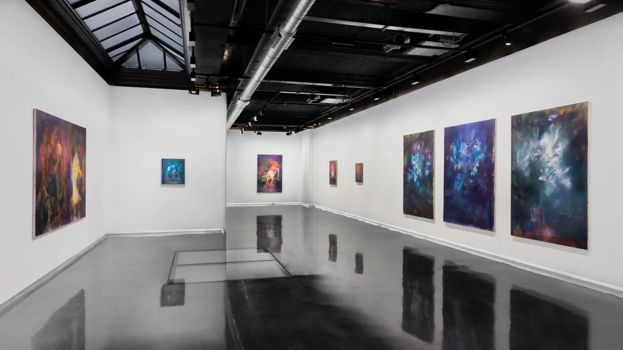 Jake Wood-Evans, Nocturne, exhibition view. Courtesy of Unit Gallery