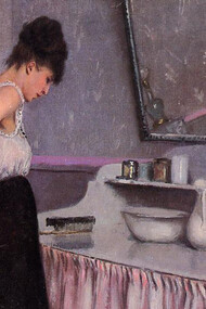 Gustave Caillebotte. Donna che fa toilette