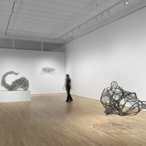Claire Falkenstein, San Francisco, Paris, Rome, exhibition view. Courtesy of Ortuzar