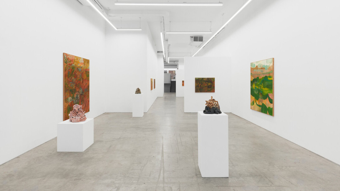 Soumya Netrabile, Field conditions, exhibition view. Courtesy of Anat Ebgi