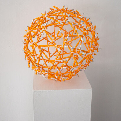 Frankie Silva, Double reciprocal spherical miracle (detail), 2026. Courtesy of Fountain House Gallery 