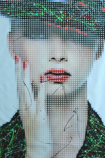 Emmanuel Moses, Bruges, Mixed Media, 80" x 52"