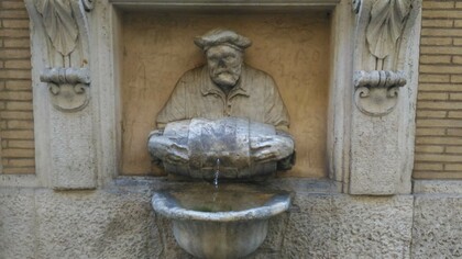 Fontana del Facchino, fonte progettuale per Pietro Lombardi (foto Roberto Luciani)