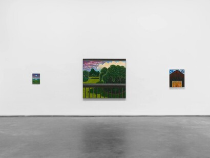 Scott Kahn, Silent night, exhibition view. Courtesy of David Zwirner Gallery
