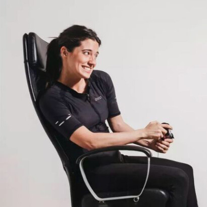 Owo is a wireless haptic gaming vest 