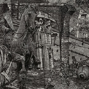 Hans Weigand, Freigestellt (detail), 2023. Courtesy of The Opening Gallery