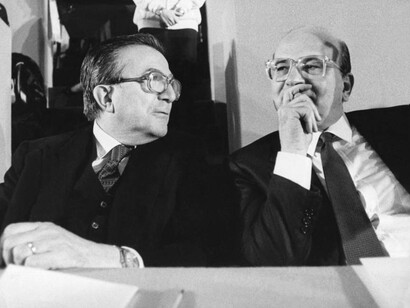 Giulio Andreotti e Bettino Craxi