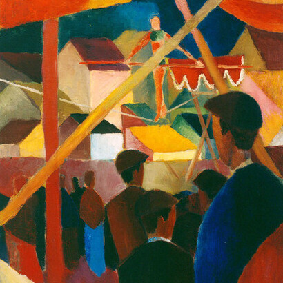 August Macke, Seiltänzer, 1914
