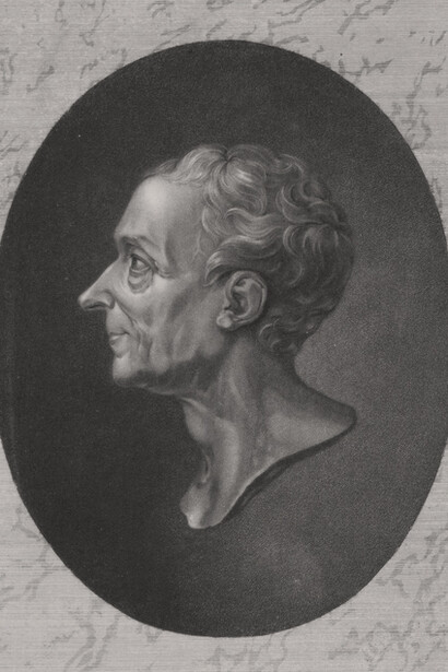 Retrato de Charles Louis de Secondat, señor de la Brède y barón de Montesquieu