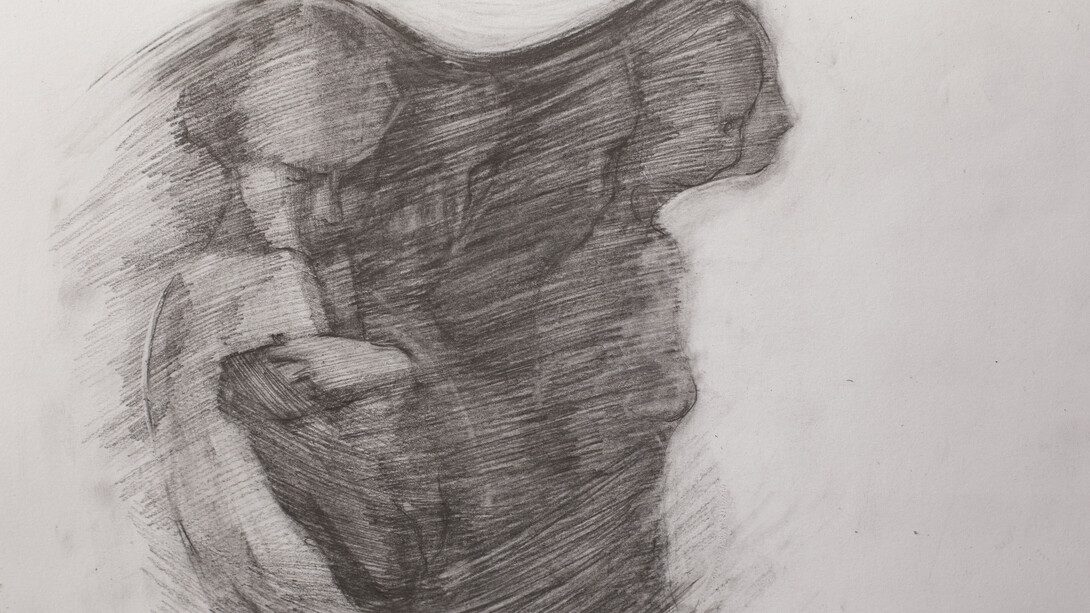 Transformation, pencil on paper, 20x29cm, 2020 by Kristian Zara