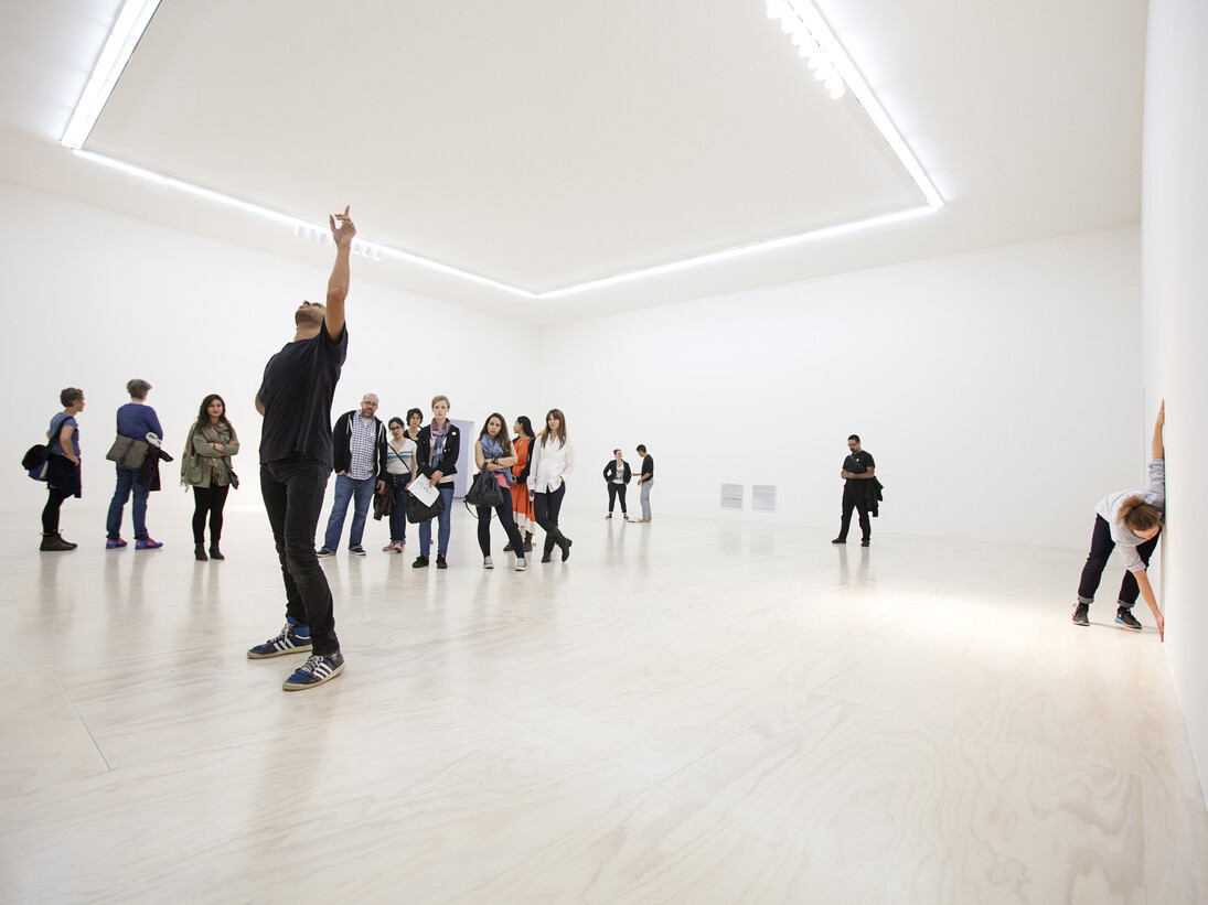 Retrospective by Xavier Le Roy. Photography by Lluís Bover. © Fundació Antoni Tàpies.