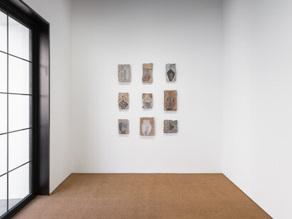Masaomi Yasunaga, Treading the Earth, exhibition view. Courtesy of Lisson Gallery