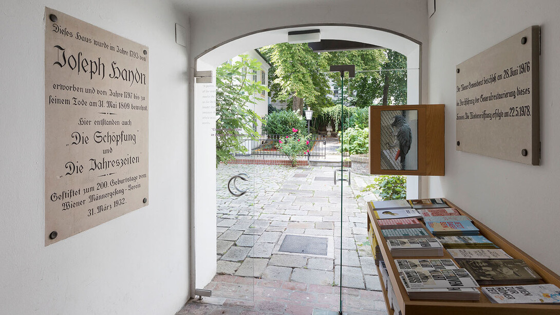Haydnhaus, ausstellungsansicht. Mit freundlicher genehmigung des Musa Museums