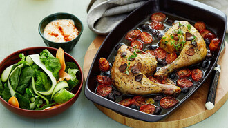 Platillo con ingredientes de la dieta cetogénica