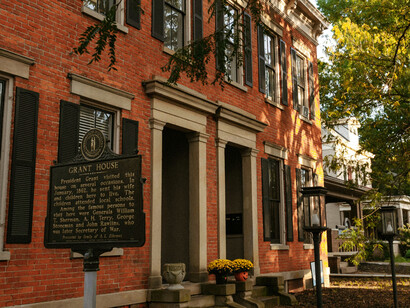 A well preserved historical building near Louisville, Kentucky, USA