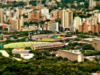Universidad Central de Venezuela. Vista panorámica del campus