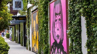 The Funk Zone: a colorful mix of galleries, tasting rooms, and seaside views