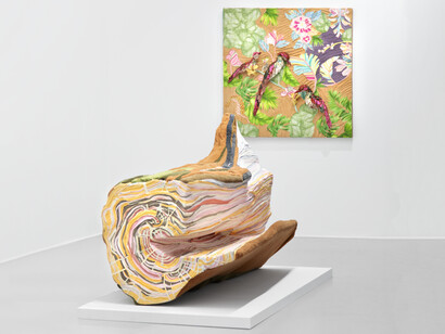 Tamara Kostianovsky, À fleur de peau, vue d'exposition. Courtoisie de la Galerie RX&SLAG