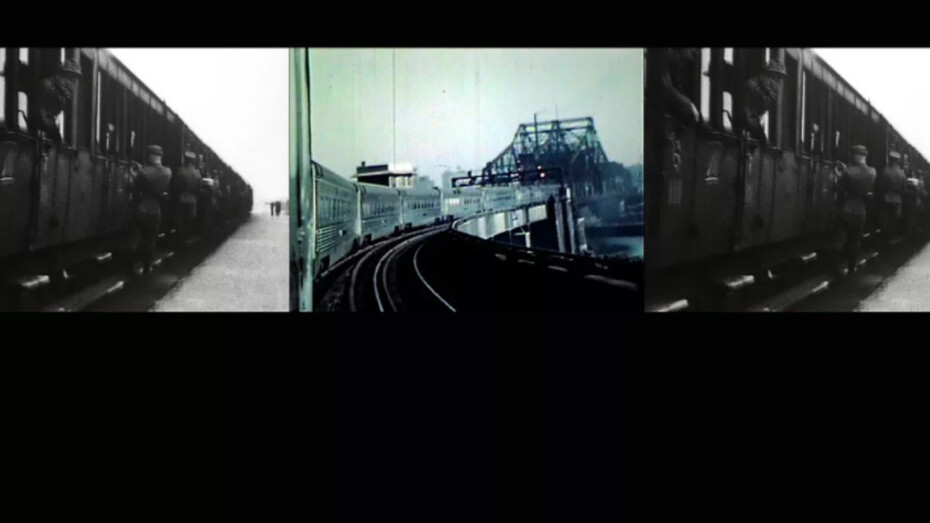 Different Trains. Courtesy of Museo de Bellas Artes de Bilbao