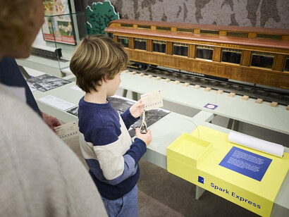 Under the spell of the railway: 200 years of train travel, exhibition view. Courtesy of Technisches Museum Wien