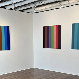 Fernando Uhía, Bipolares or Jurassic lines, exhibition view. Courtesy of Nueveochenta Gallery
