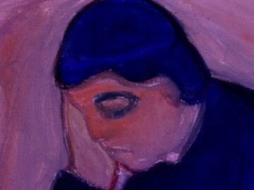 Detalhe de «Melancolia» (1893), E.Munch