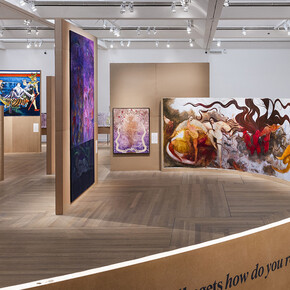 Various artists, House of Nisaba: new stories of painting, exhibition view. Courtesy of Moderna Museet