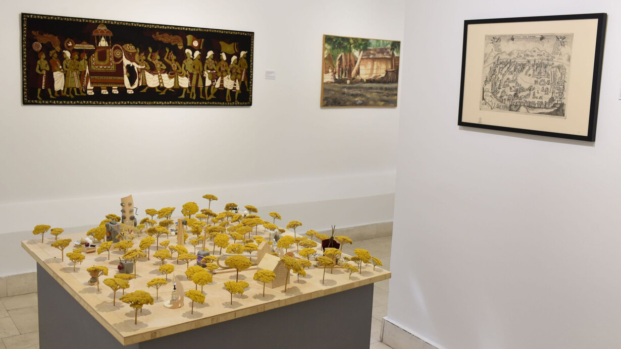 Detail from the exhibition Nonaligned echoes: gifts and returns, 2024. Courtesy of MG+MSUM