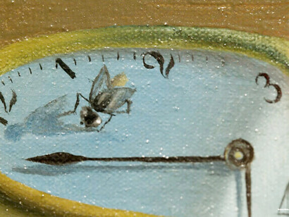 La persistencia de la memoria, Salvador Dalí, 1931 (detalle)