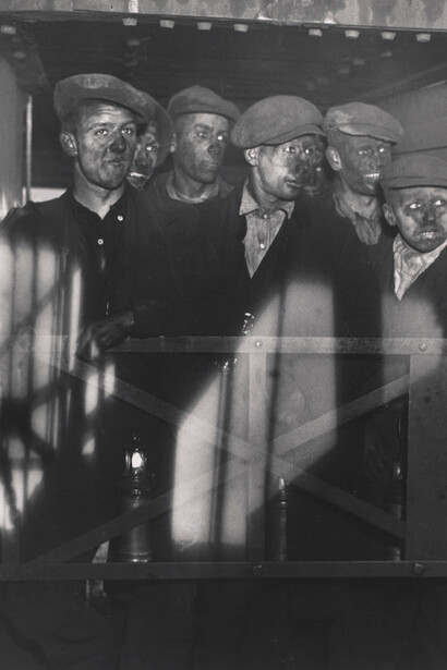 Miners returning to daylight
Bill Brandt
c. 1936
Gelatin silver print
Edwynn Houk Gallery, New York
© Bill Brandt / Bill Brandt Archive Ltd.