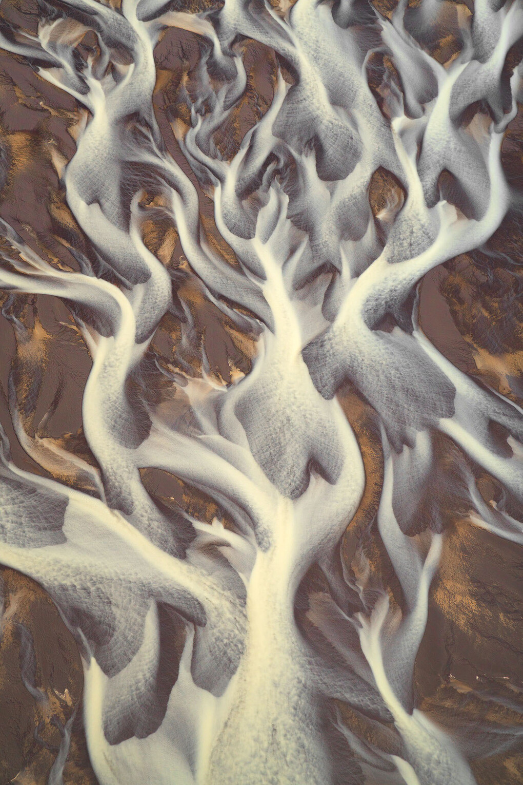 River Delta 36, 2017 Iceland, Photography-Archival pigment print on Baryta paper, 150x100cm. Courtesy of Alisan Fine Arts