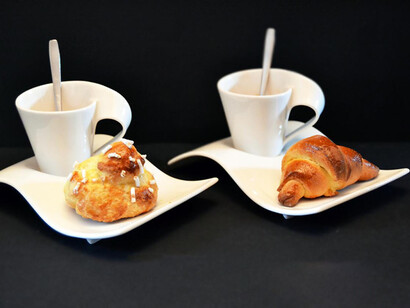 Mini cornetto e brioches col tuppo