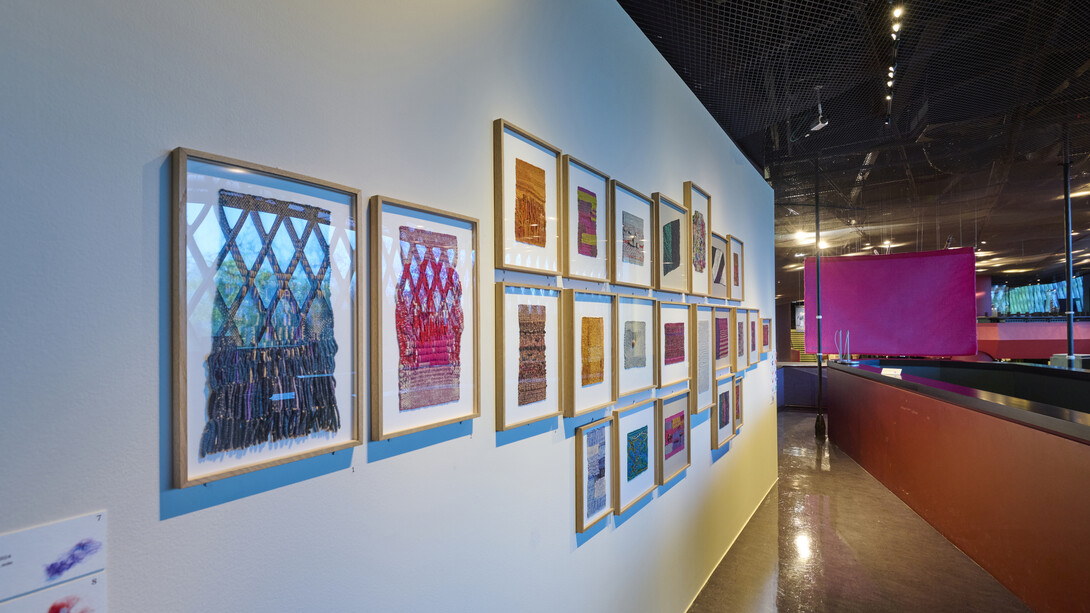 A traveling thread, exhibition view. Courtesy of Musée du Quai Branly