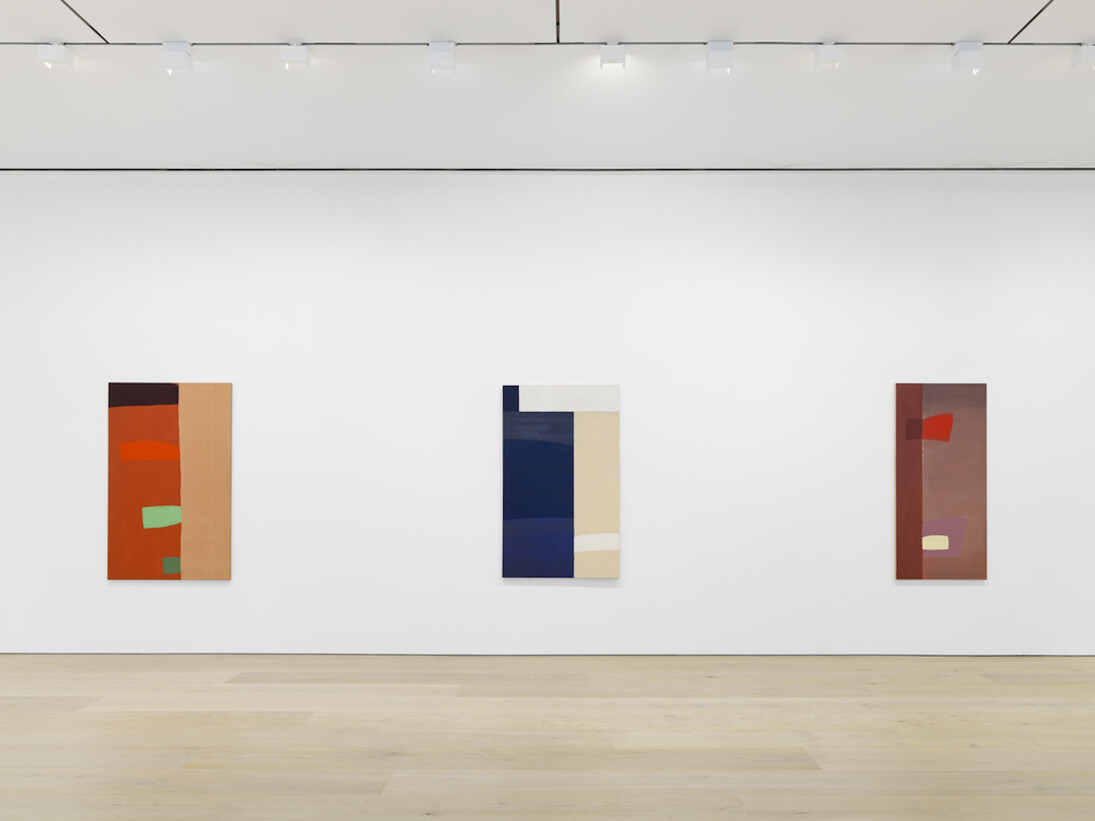 Al Taylor. Early Paintings, Exhibition view. Courtesy of David Zwirner