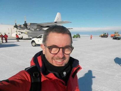 Marco Ferrazzoli a Base Concordia