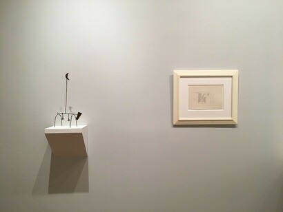 Melotti and Morandi, Exhibition view. Courtesy of Barbara Mathes Gallery