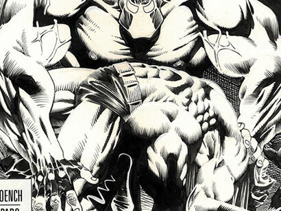 Illustrating Batman. Courtesy of Society of Illustrators