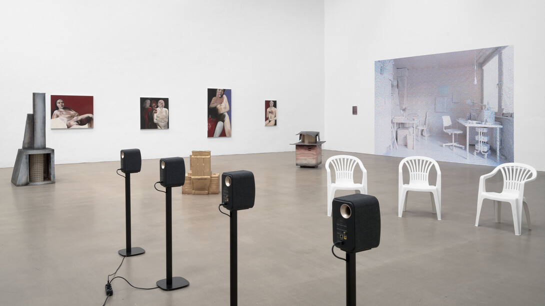 Various artists, High five, exhibition view. Courtesy of Galerie Eigen+Art