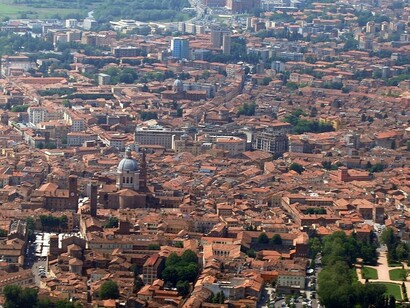 Veduta aerea di Mantova