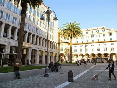 Piazza Grande a Livorno, Italia